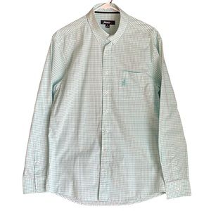 Johnnie-O Men’s Gingham Button Down Shirt M